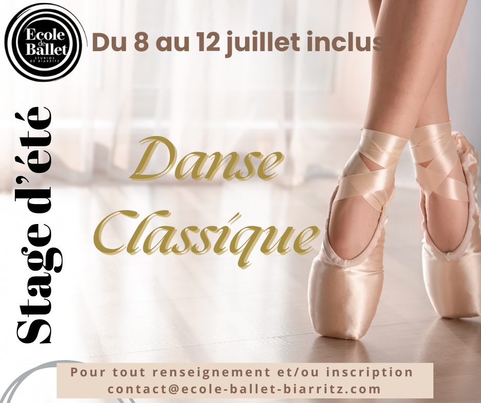 stage d'été danse classique 2024